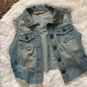Jean jacket short sleeve